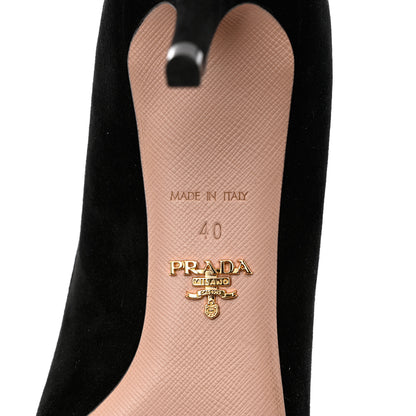 Prada Camoscio 65mm Pumps 40 Black 7 of 12