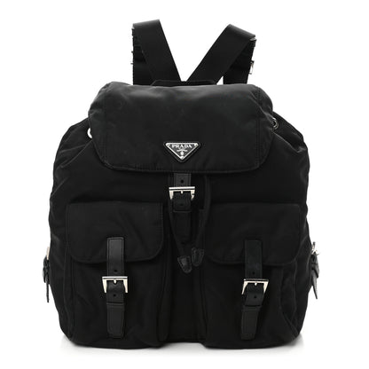 Prada Nylon Vela Medium Backpack Black 1 of 12