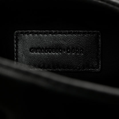 Saint Laurent Lambskin Monogram Loulou Puffer Pouch Clutch Black 7 of 7