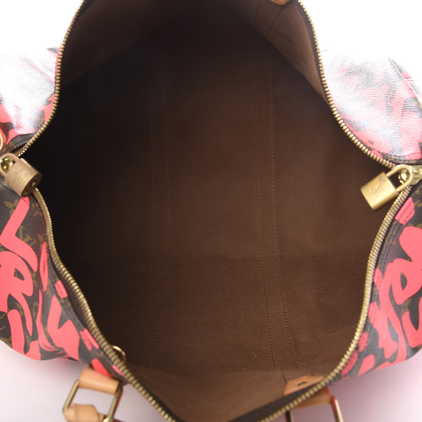 Monogram Graffiti Keepall 50 Fuchsia