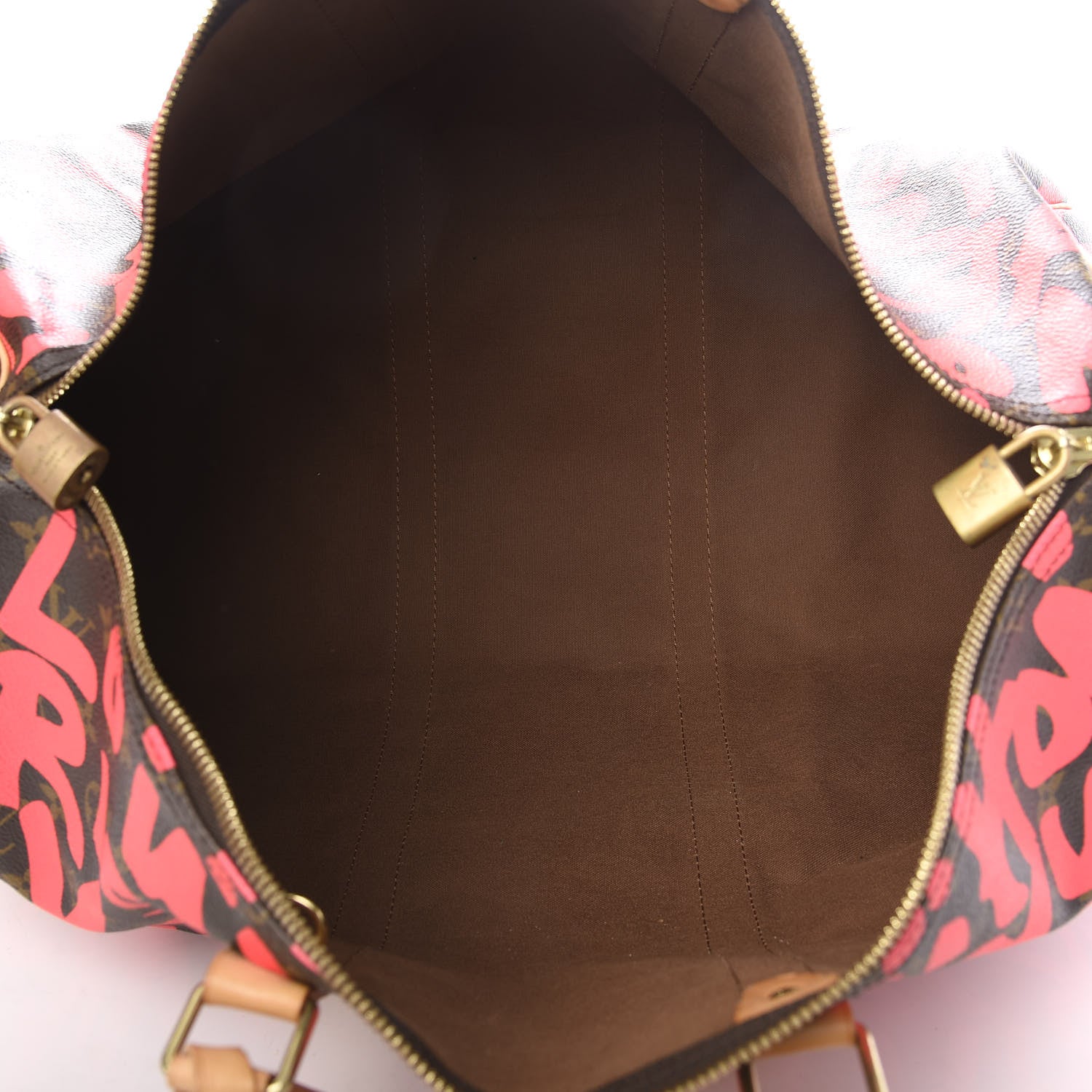 Louis Vuitton Monogram Graffiti Keepall 50 Fuchsia 4 of 13