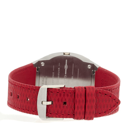 Gucci Stainless Steel Calfskin 34mm 25H Quartz Watch Red 3 of 4