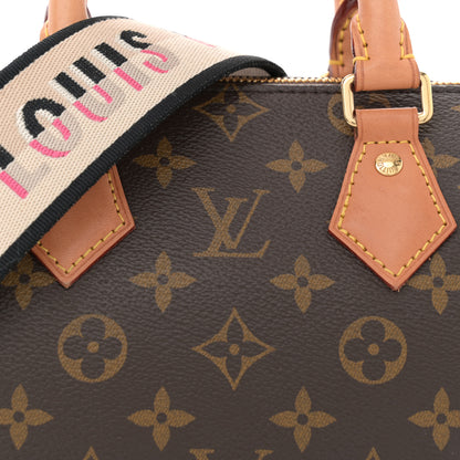 Louis Vuitton Monogram Speedy Bandouliere 20 Black 7 of 12