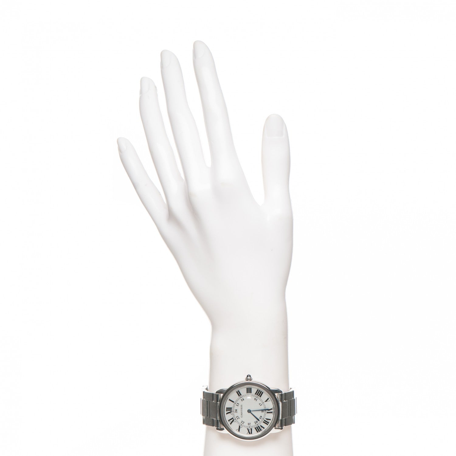 Cartier Stainless Steel 36mm Ronde Solo Quartz Watch 2 of 5