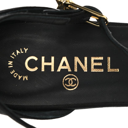 Chanel Satin Crystal Star Flats 40 Black 7 of 8