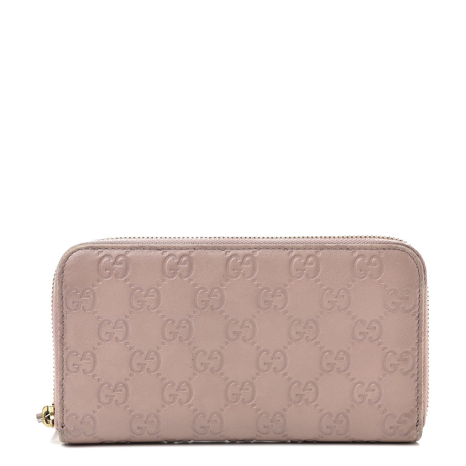 Gucci Guccissima Zip Around Wallet Pink 1 of 13