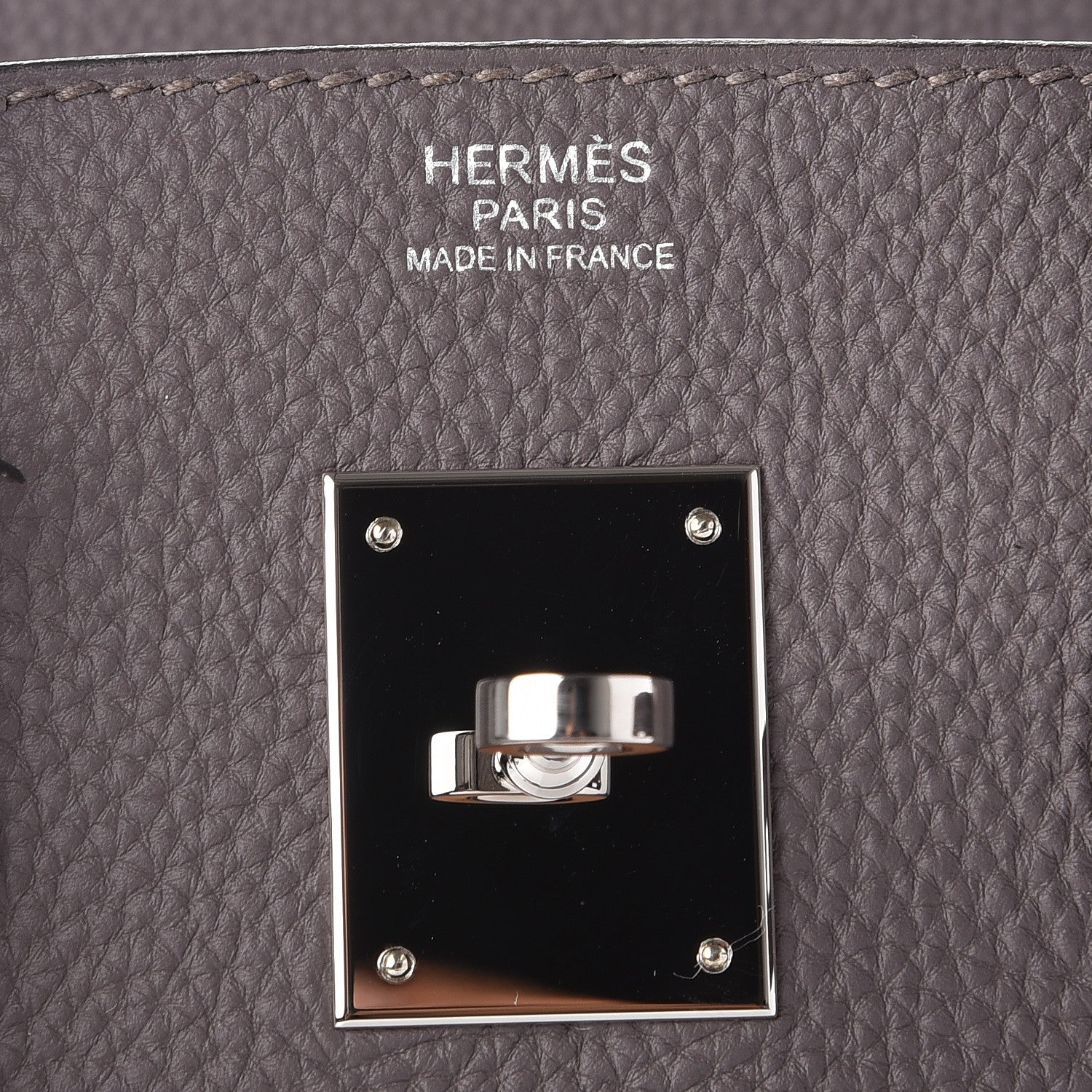 Hermes Togo Birkin 30 Etain 21 of 31