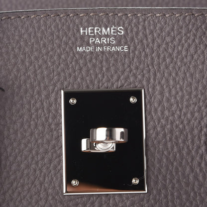 Hermes Togo Birkin 30 Etain 21 of 31