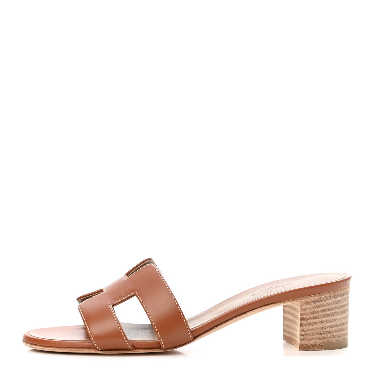 Calfskin Oasis Sandals 35 Gold