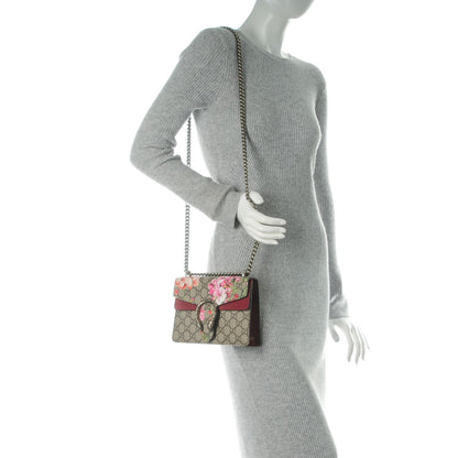 Gucci GG Supreme Monogram Blooms Mini Dionysus Shoulder Bag Beige Multicolor Dry Rose 2 of 7