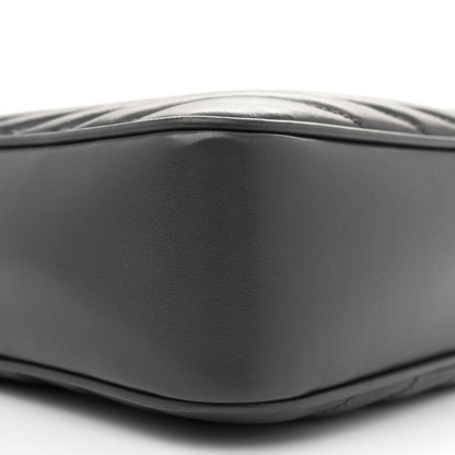 Saint Laurent Calfskin Matelasse Monogram Lou Camera Bag Storm 9 of 13