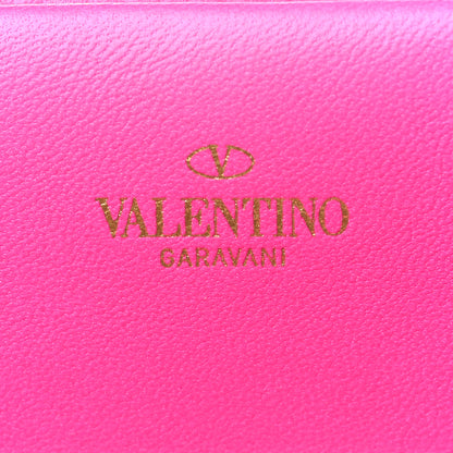 Valentino Garavani Nappa Tonal Monochrome Large One Stud Handbag Pink PP 5 of 7
