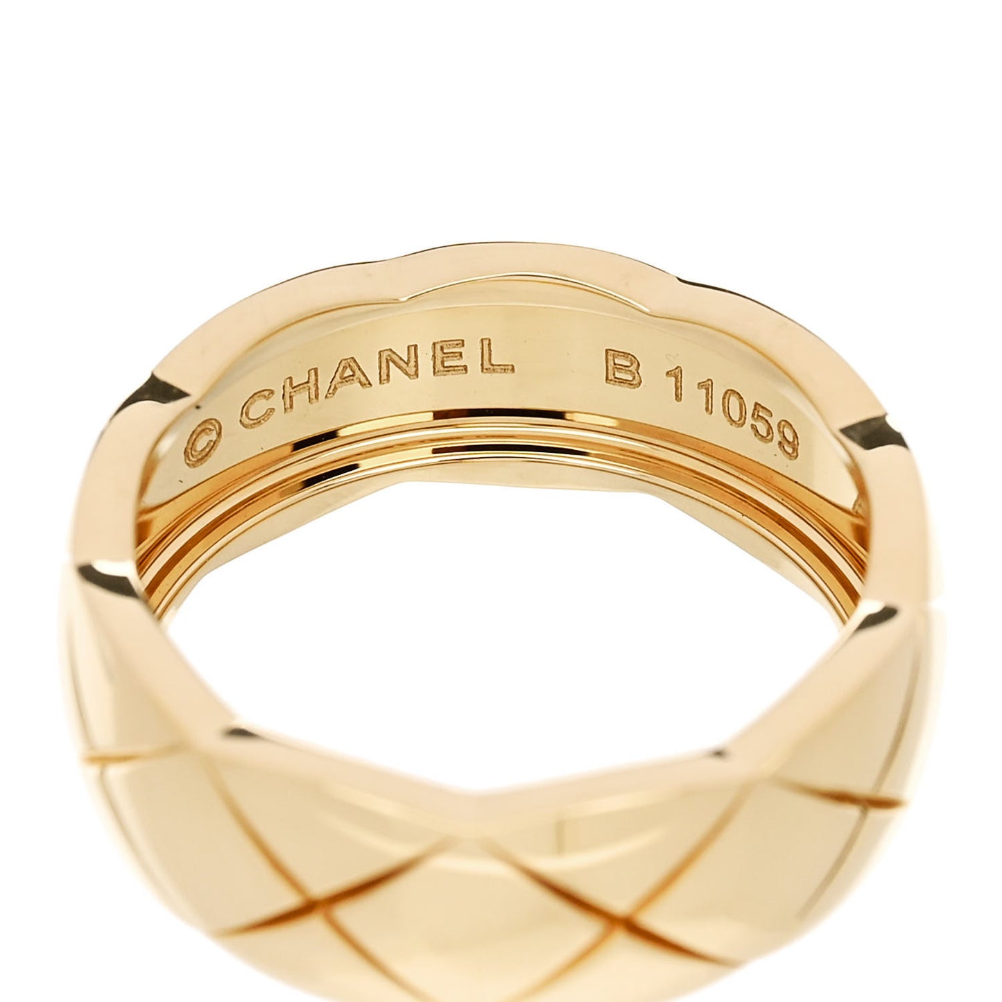 18K Yellow Gold Small Coco Crush Ring 50 5.5