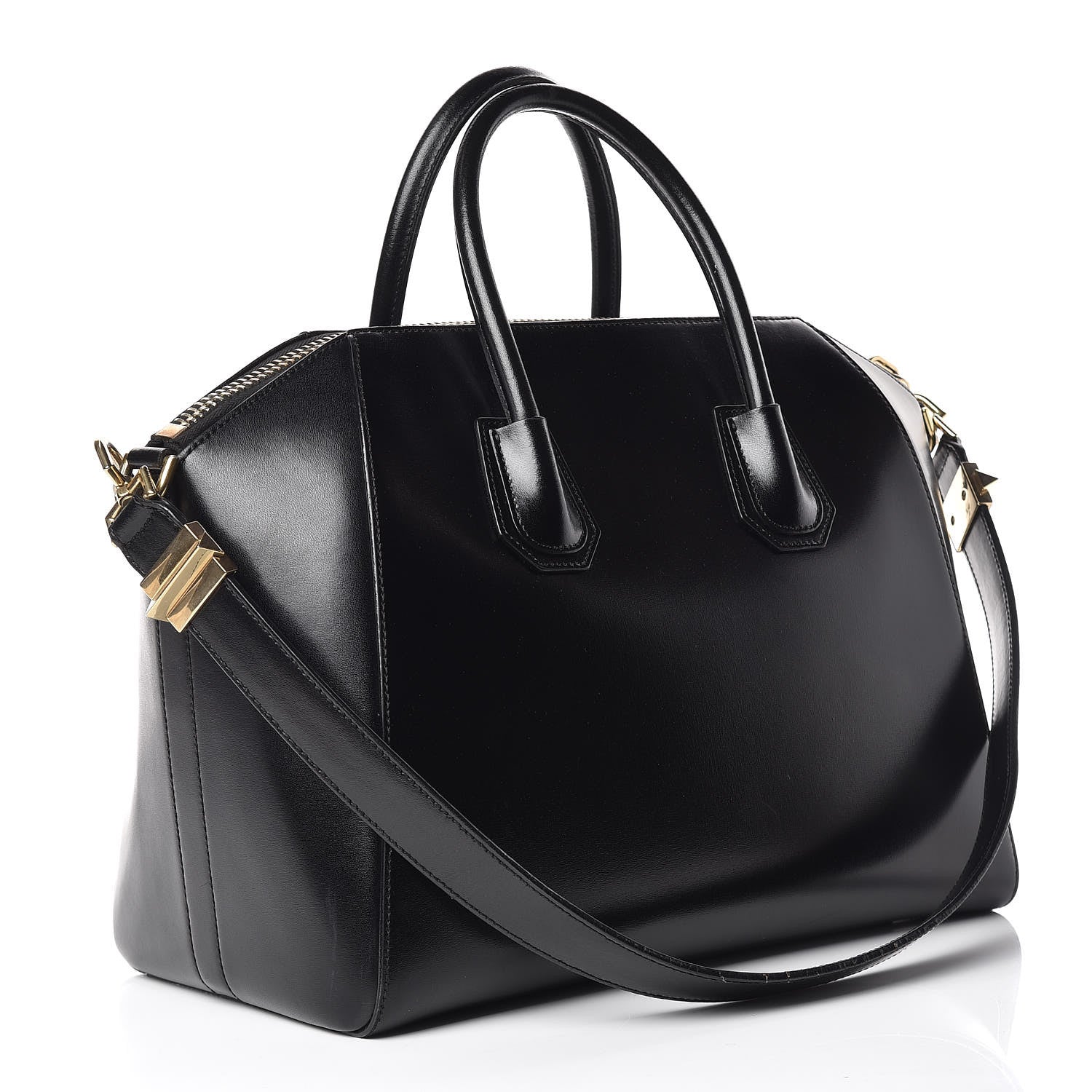 Givenchy Shiny Lord Calfskin Medium Antigona Black 3 of 11