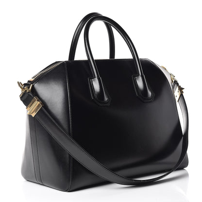 Givenchy Shiny Lord Calfskin Medium Antigona Black 3 of 11