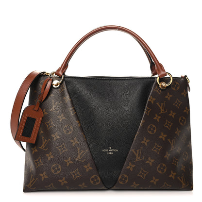 Louis Vuitton Monogram V Tote MM Black 1 of 9