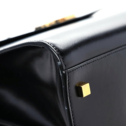 Saint Laurent Shiny Calfskin Large Uptown Tote Black 5 of 24