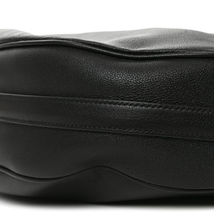 Prada Vitello Daino Medium Arque Shoulder Bag Black 8 of 8