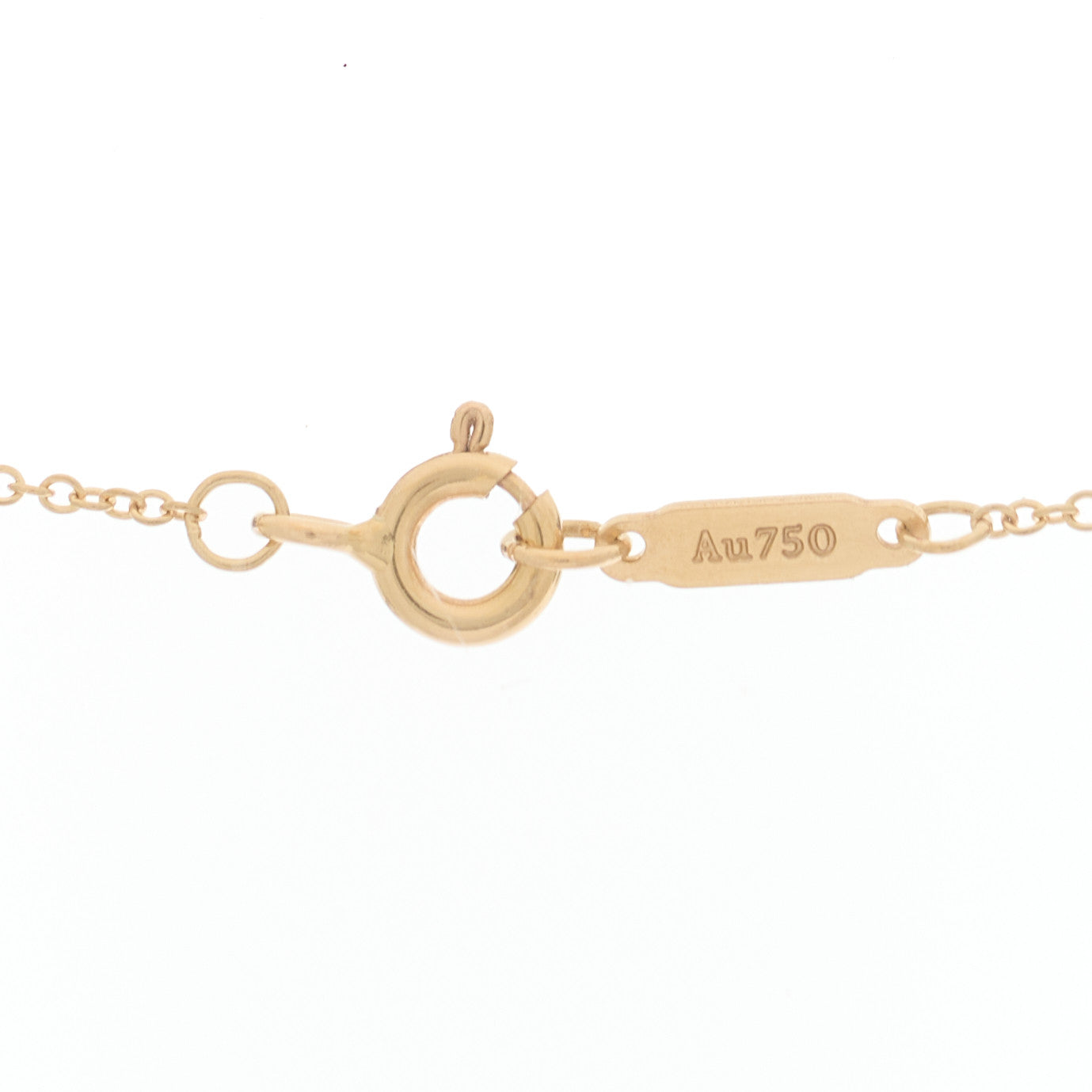 Tiffany 18K Rose Gold Mini Key Pendant Necklace 4 of 6