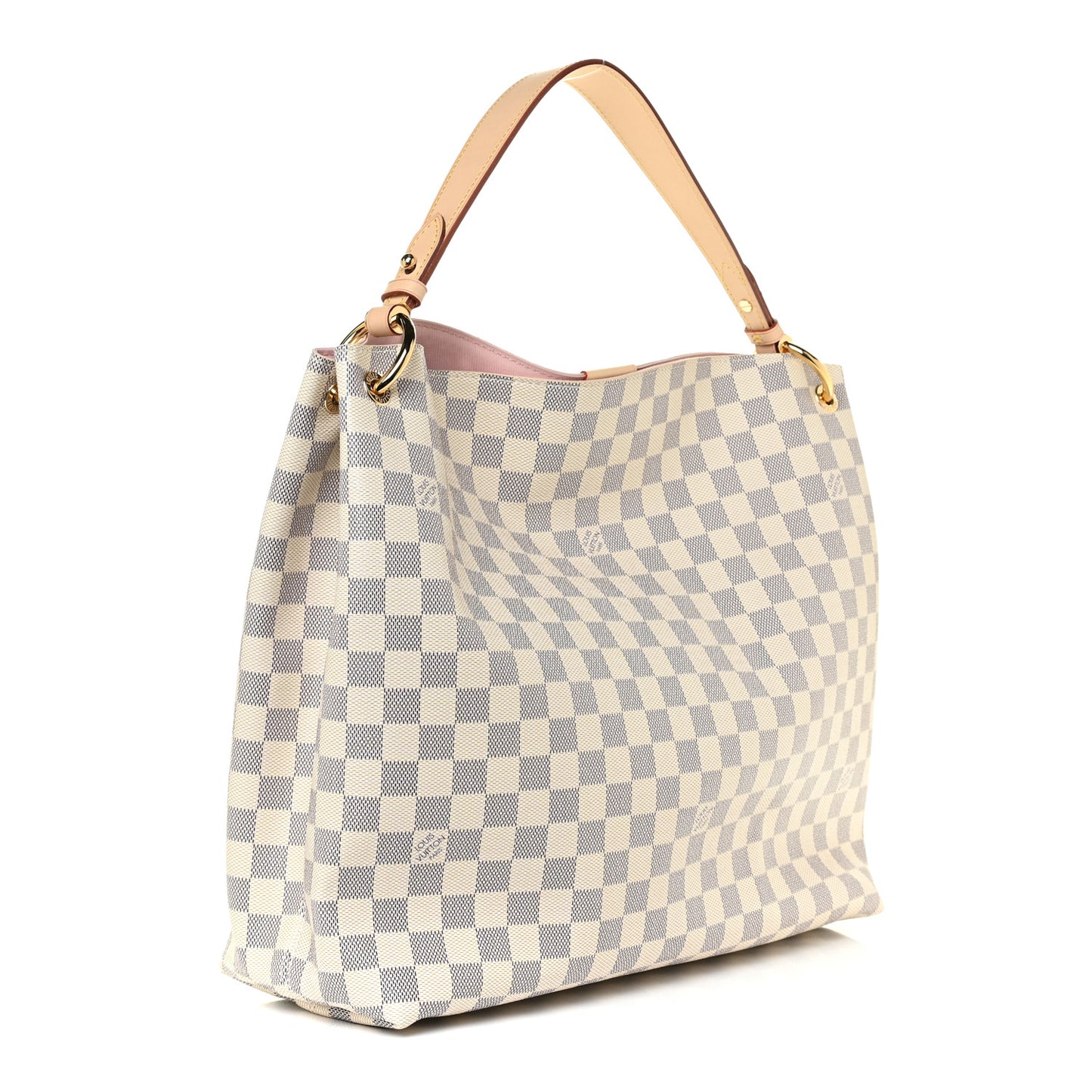 Damier Azur Graceful MM Rose Ballerine