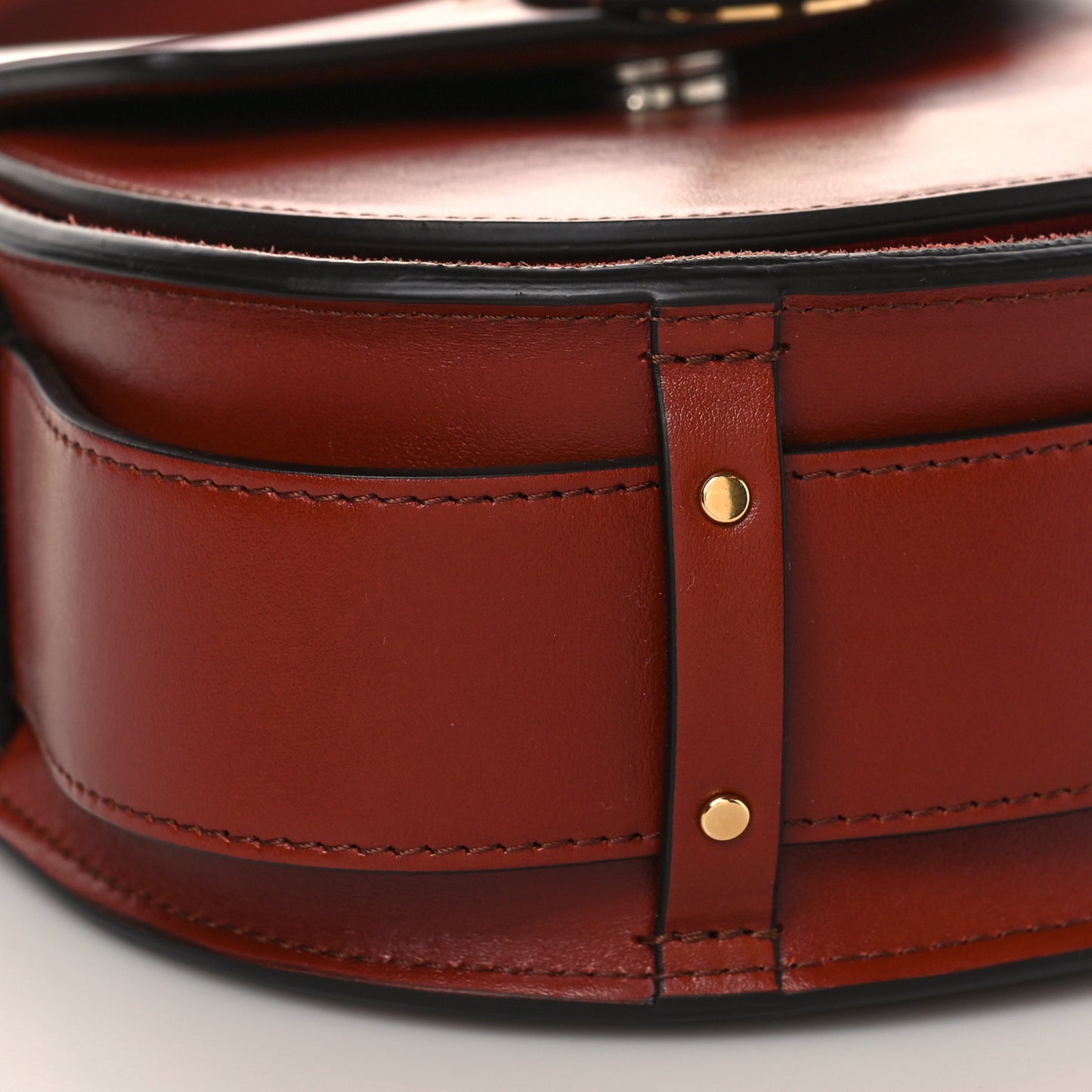 Calfskin Small Tess Bag Sepia Brown