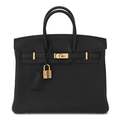 Hermes Togo Birkin 25 Black 5 of 31