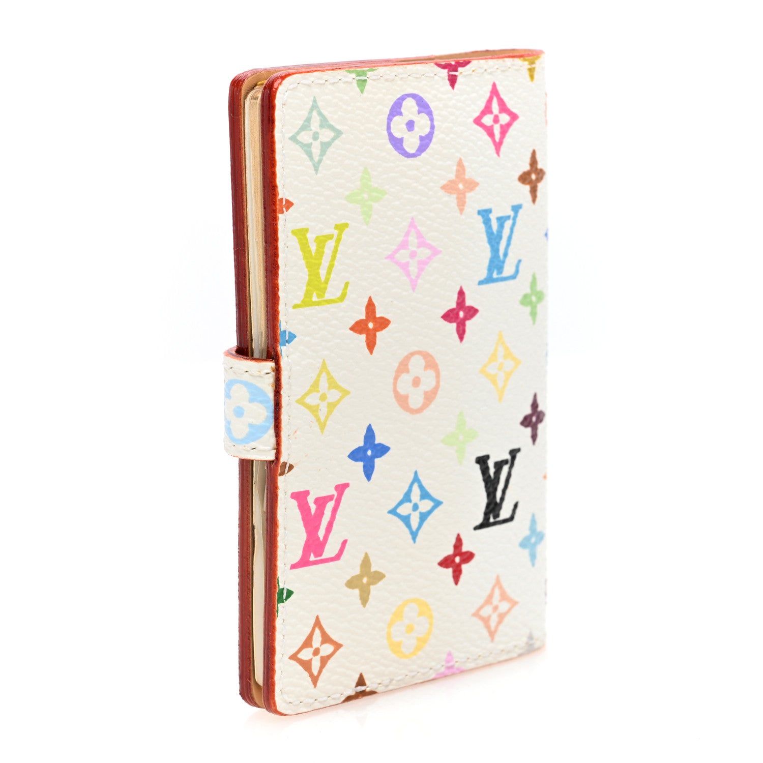 Louis Vuitton Monogram Multicolor Carnet de Bal Mini Agenda Cover White 3 of 6