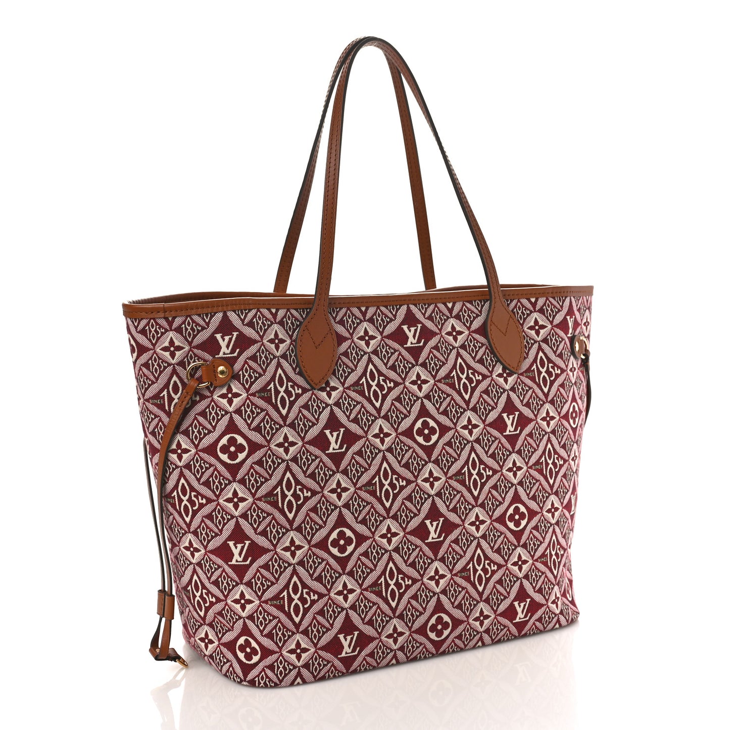 Jacquard Since 1854 Neverfull MM Bordeaux