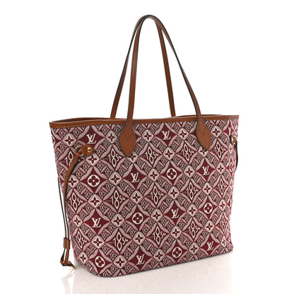 Louis Vuitton Jacquard Since 1854 Neverfull MM Bordeaux 4 of 9