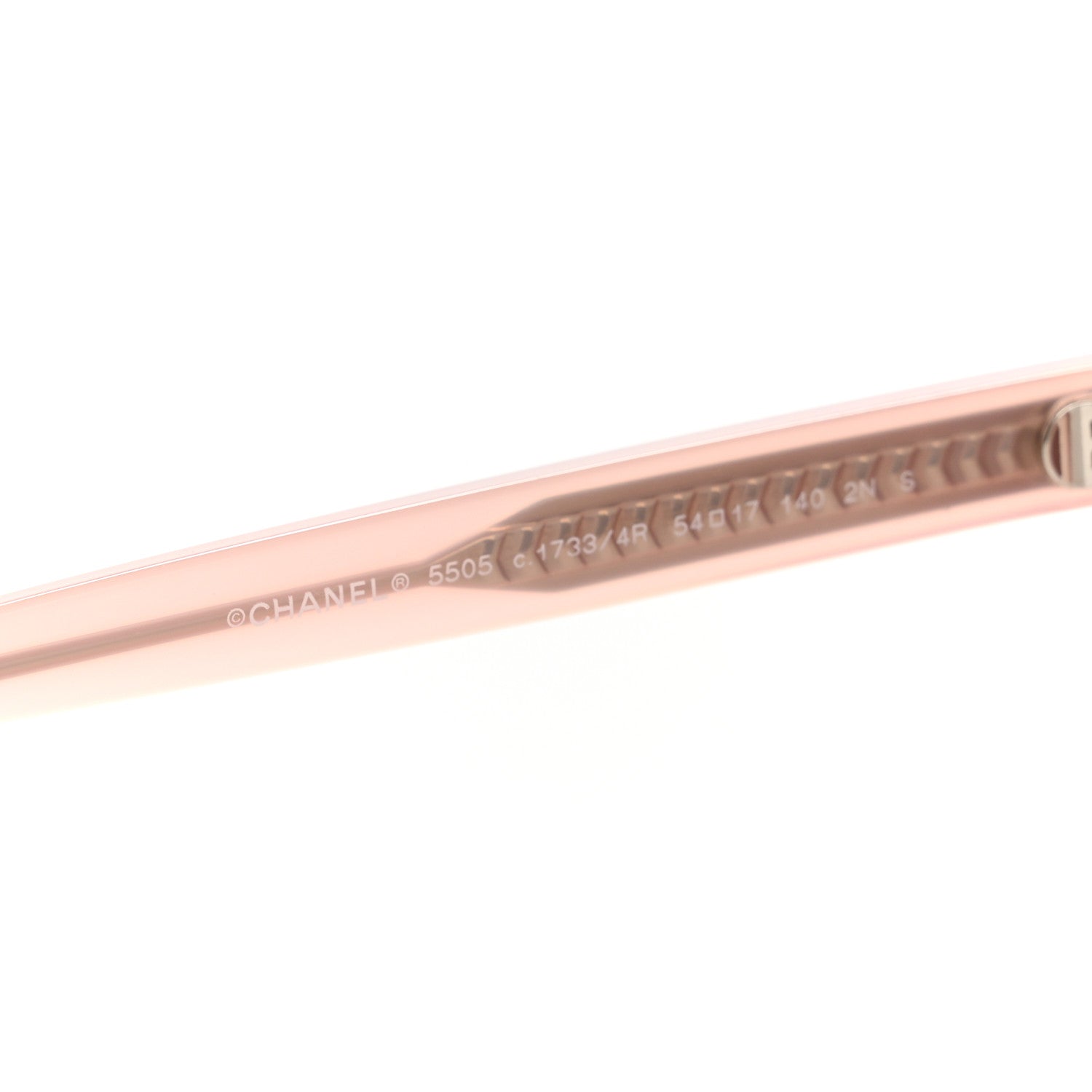 Chanel Acetate Square Sunglasses 5505 Light Pink 5 of 8