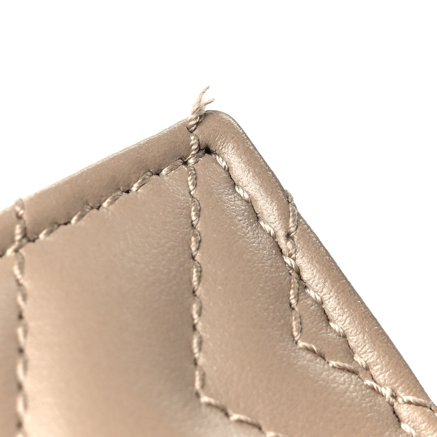 Calfskin Matelasse GG Marmont Card Case Wallet Taupe