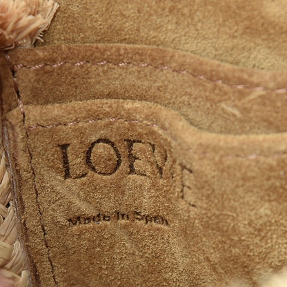 Loewe Calfskin Raffia Mini Gate Crossbody Bag Natural Tan 5 of 8