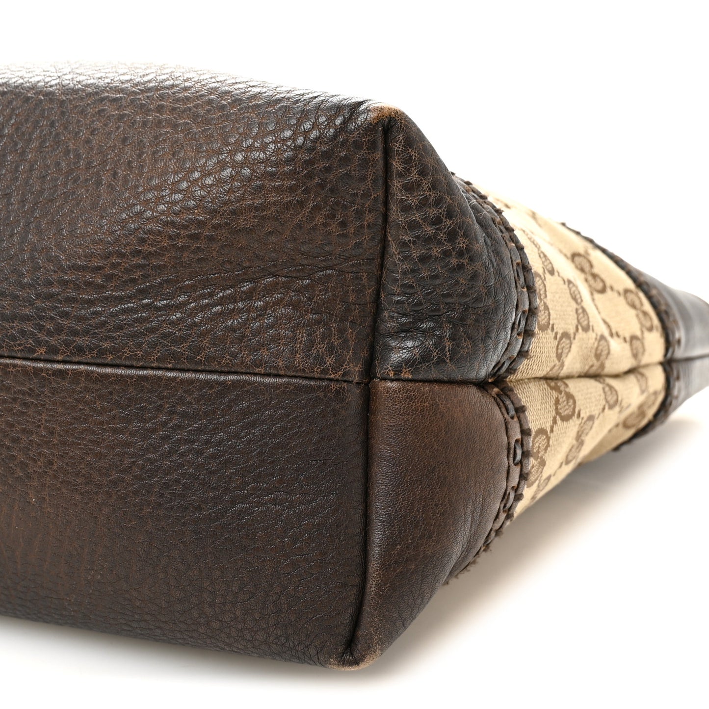Monogram Medium Laidback Crafty Tote  Dark Brown