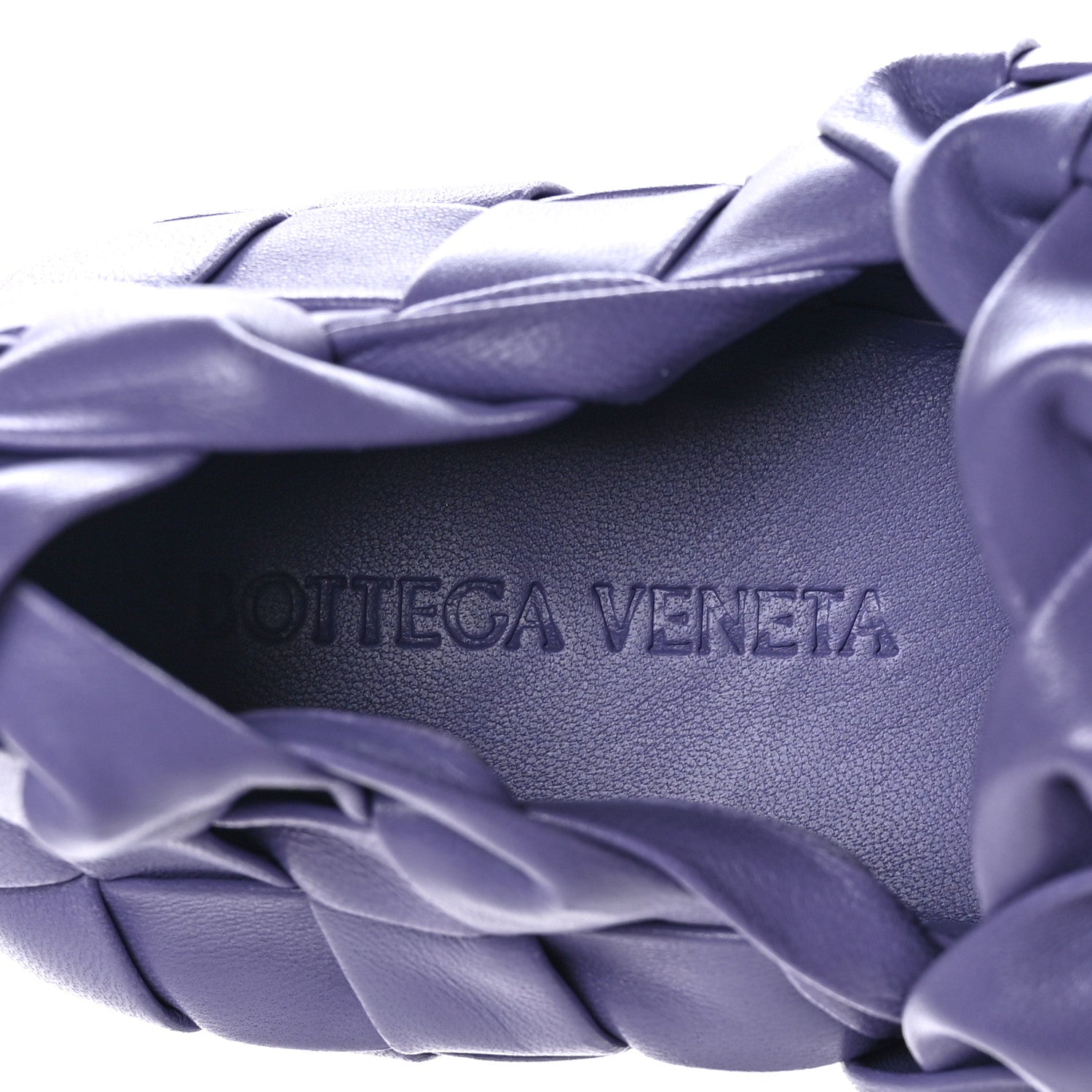 Bottega Veneta Lagoon Nappa Intrecciato Slipper Flats 35 Lavender 7 of 7