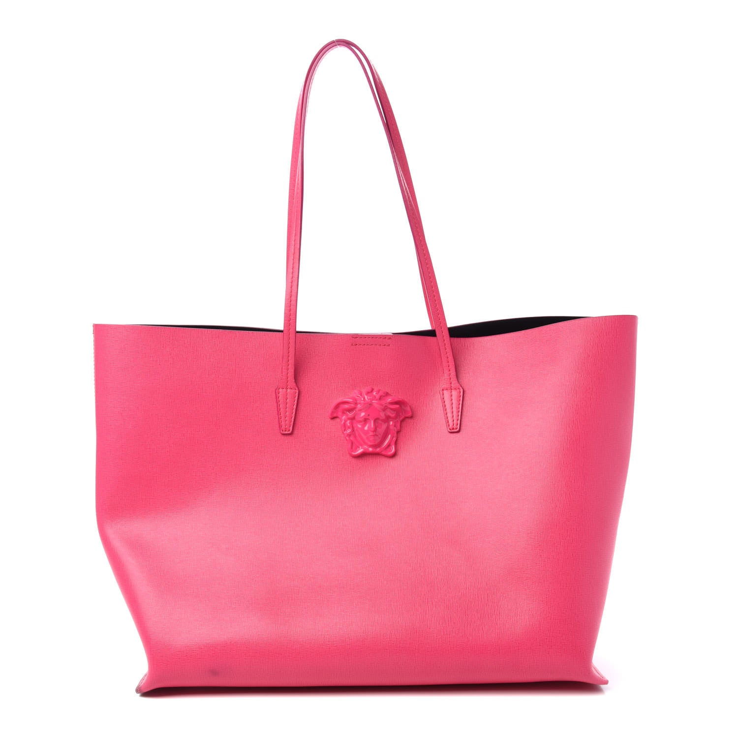 Versace Saffiano Palazzo Medusa Tote Pink 3 of 11