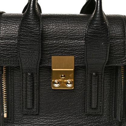 3.1 Phillip Lim Textured Calfskin Mini Pashli Satchel Black 7 of 13