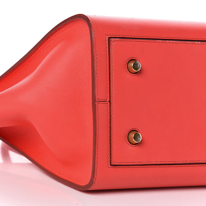 Celine Smooth Calfskin Mini Tie Knot Tote Alizarin 18 of 27
