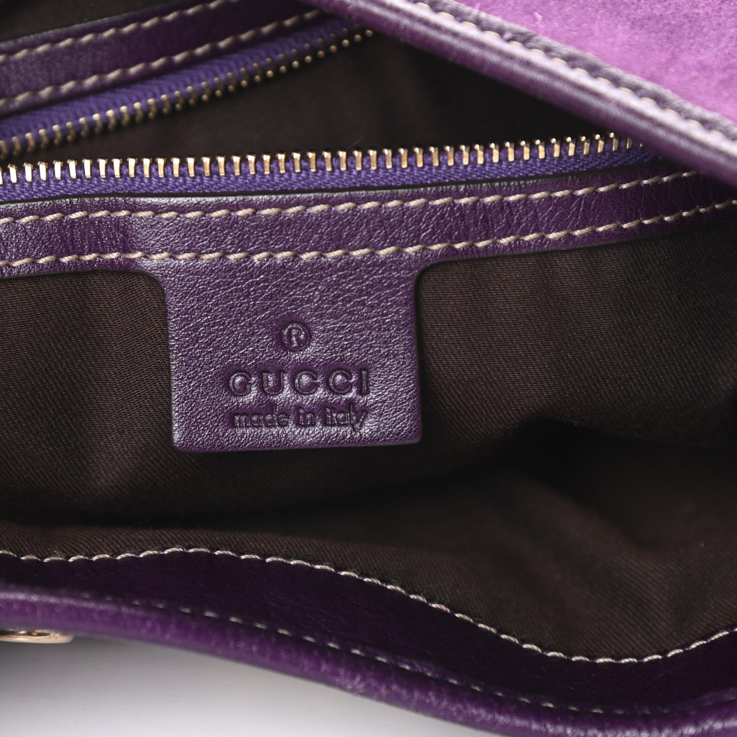 Suede Studded Large Jackie Shoulder Bag Purple