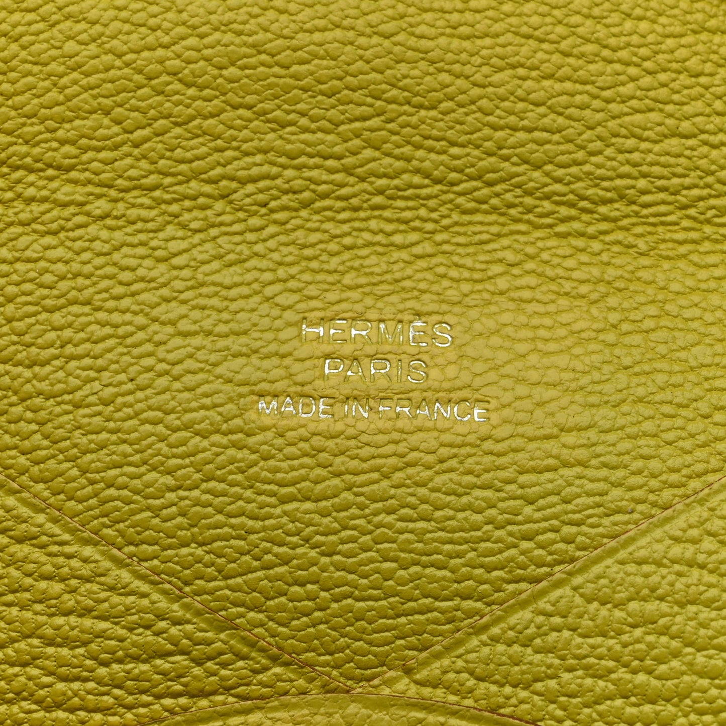 Chevre Mysore Calvi Card Case Lime