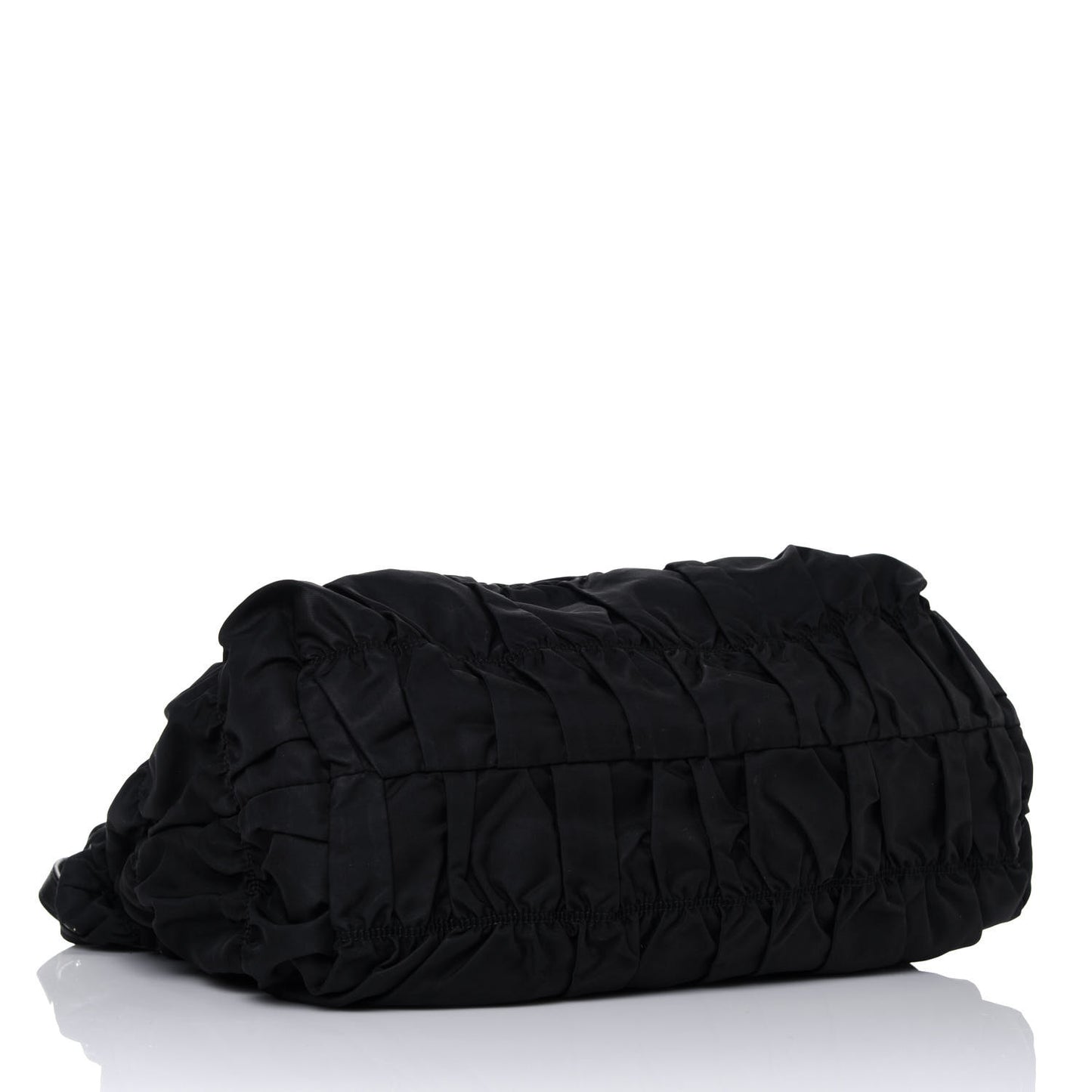 Tessuto Nylon Gaufre Tote Black