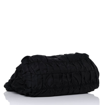 Prada Tessuto Nylon Gaufre Tote Black 3 of 20