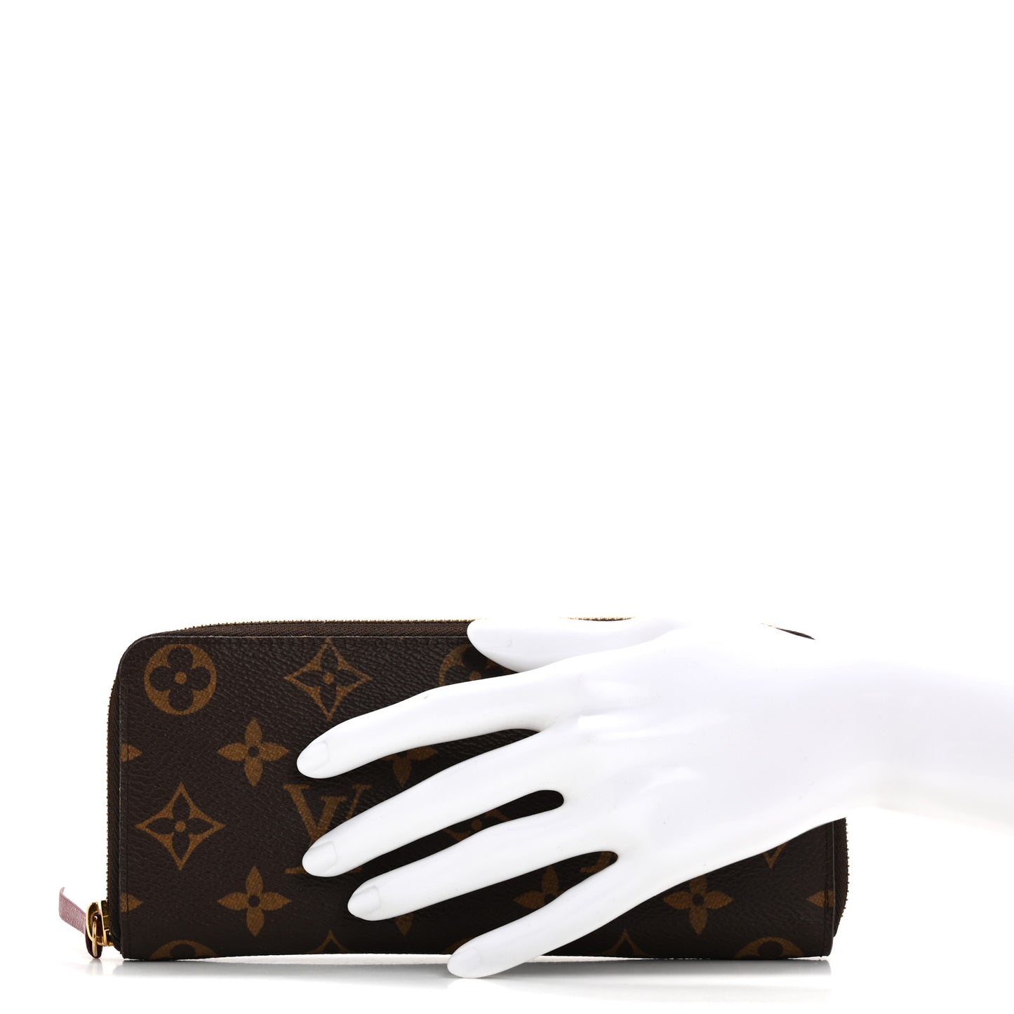 Monogram Clemence Wallet Fuchsia