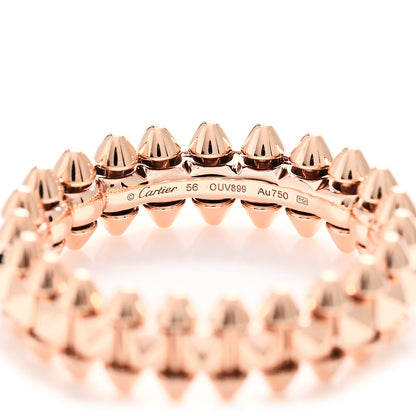 Cartier 18K Pink Gold SM Clash De Cartier Ring 56 7.5 4 of 5