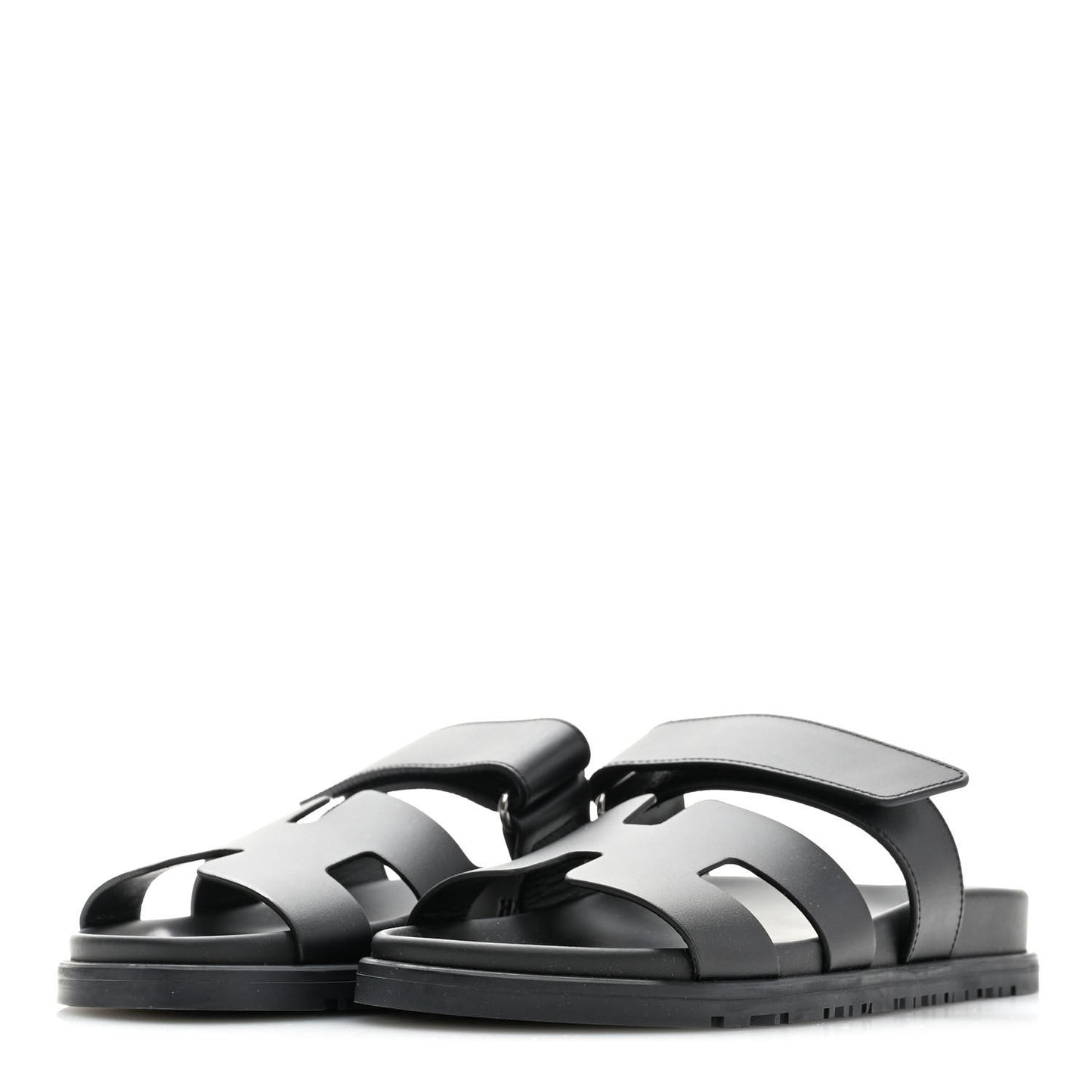 Calfskin Womens Chypre Sandals 35 Black