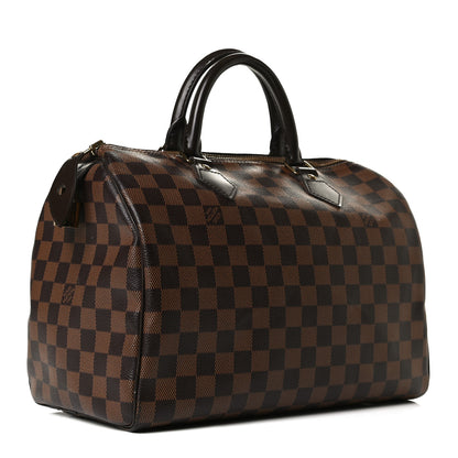 Louis Vuitton Damier Ebene Speedy 30 3 of 16