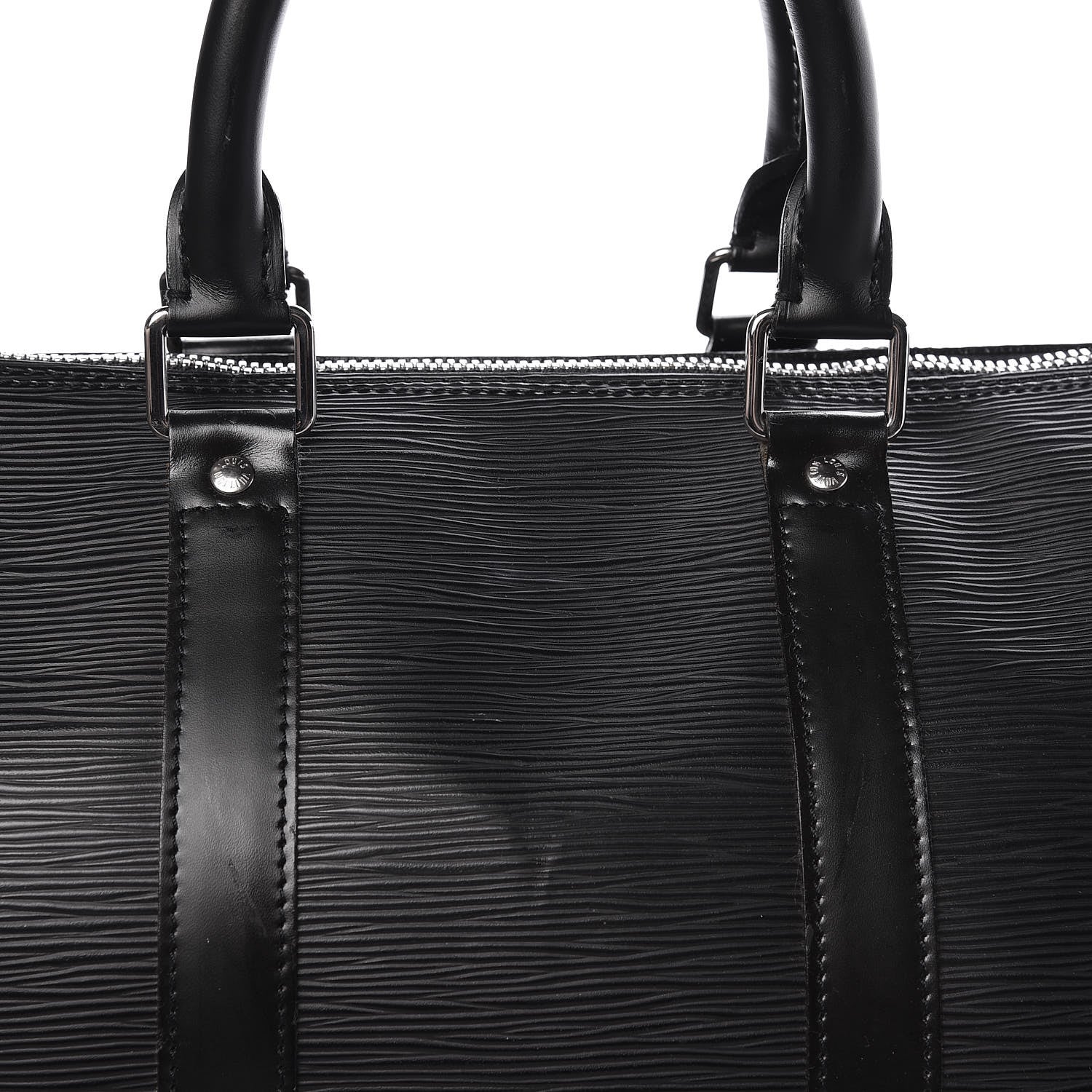 Louis Vuitton Epi Keepall 45 Black 8 of 12