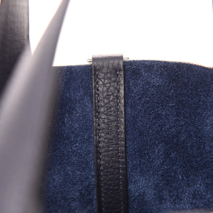 Hermes Taurillon Clemence Picotin Lock 18 PM Bleu Nuit 11 of 13