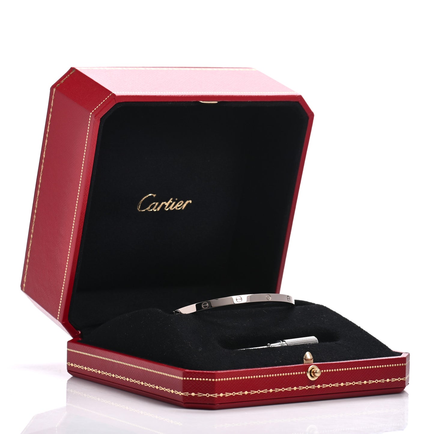 18K White Gold Small LOVE Bracelet 18
