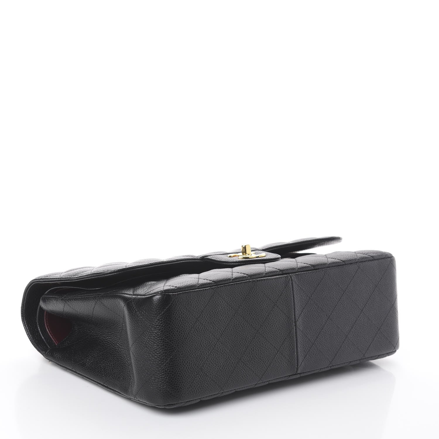 Chanel Caviar Quilted Jumbo Double Flap Black 3 of 11