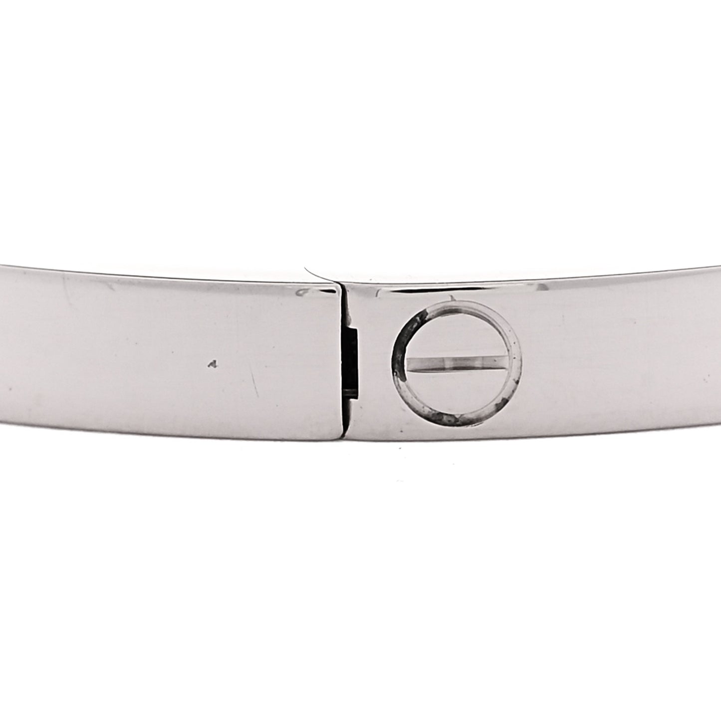 18K White Gold Small LOVE Bracelet 16